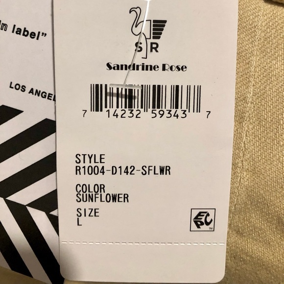 Free People X Sandrine Rose Oversized Empire Jean Jacket In Cream. NWT! Sz M & L - Picture 11 of 16